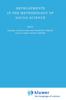 Книга Developments In the Methodology of Social Science : 6