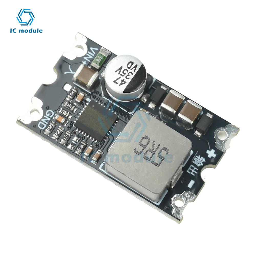 DC-DC 8A Step-Down Power Module 6-35V To 5V/12V - High Efficiency Low Resistance Voltage Regulator Converter Board