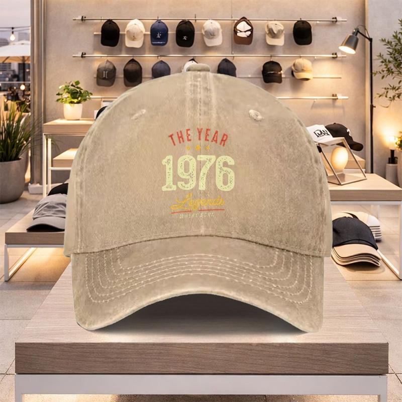 Retro Baseball Cap Adjustable Snapback Unisex Lightweight Hat with Iconic Lettering for Parties Sports Events Birthdays