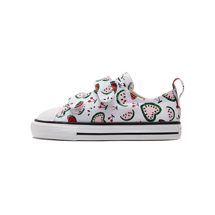 (TD) Converse Chuck Taylor All Star 2V White Red Green Baby A02605C EU 22