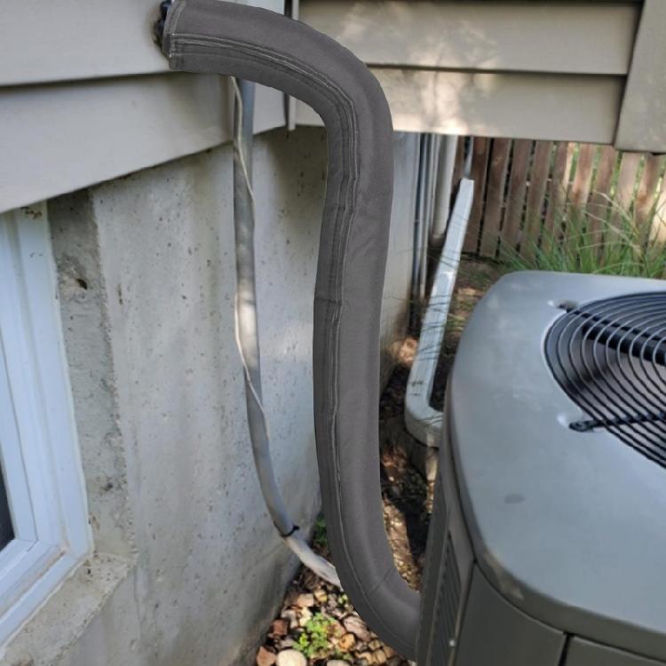 Air Conditioning Pipe Protector Thermal Reflective Aluminum Layer and Tear Resistant Universal Fit for Various Systems