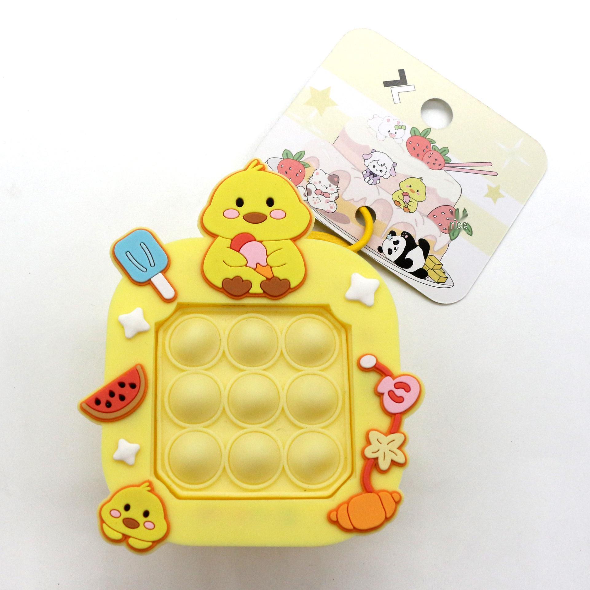 Light-Up Cat Whack-a-Mole Educational Keychain Toy