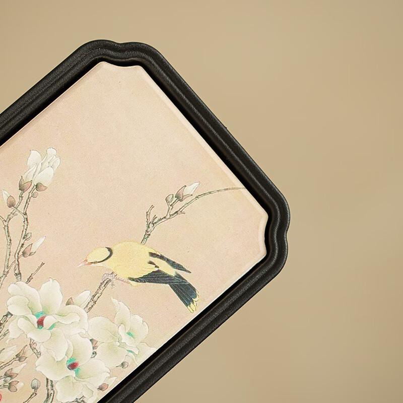 Shangkai Ceramic Begonia Dry Tea Tray