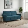 Blue Storage Sofa 172 x 78 x 87 cm Polyester