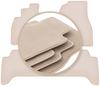 PREMIUM Beige Floor Mats For: Toyota Land Cruiser J100 Off-road 1998-2007