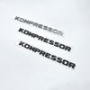 FOR Mercedes Benz Kompressor Emblem Rear Trunk Badge Lettering Chrome Black Logo Stickers CLK SLK SL CLS ML A B C S R Class