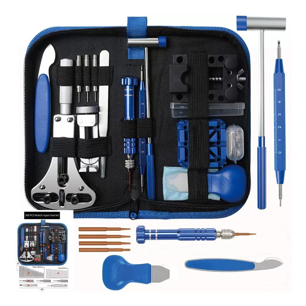 

185pcs Watch Repair Kit Professional Watch Battery Replacement Tool Watch Link And Back Removal Tool Spring Bar Tools Set