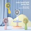 Portable Misting Handheld Fan Cooling Personal Mini Fan 3 Speed 2 Modes Spray Water Fan USB Rechargeable Outdoor Camping Travel