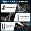 Car Vacuum, Portable Vacuum Cleaner with Powerful 7000PA Suction, DC 12V Power 16.4Ft Cord Vacuum Cleaner, LED Light, 0.33L Capa