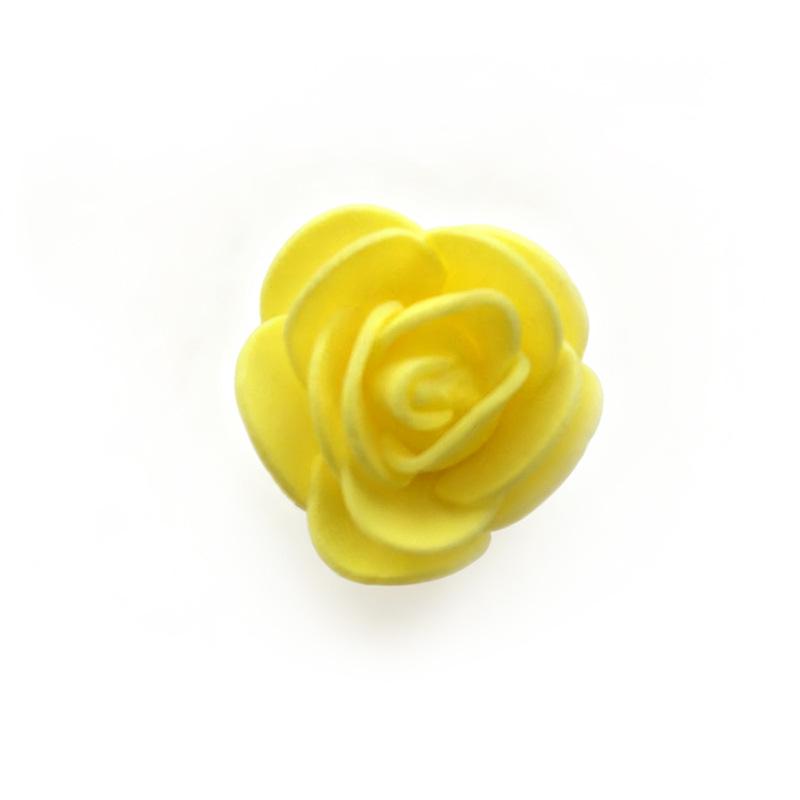 3.5cm PE Foam Rose Flower Material for Wreaths and Foam Bears, Mix Colors Available
