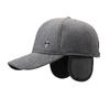 Warm Ear Protection Baseball Cap Middle-Aged Men's Winter Velvet Cap Dad Grandpa Outdoor Cold-Proof Cotton Cap