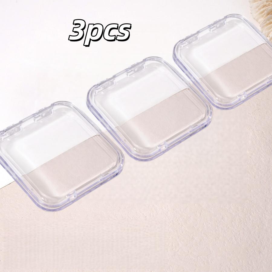 Transparent flip-top storage box for nail polish sets, display box for nail art products, packaging box for jewelry and accessor