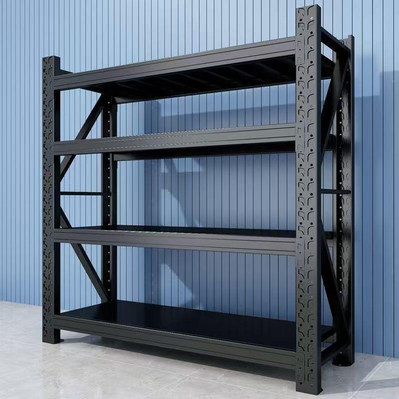 Heavy-Duty Multi-Layer Floor-Standing Storage Shelf for Warehouse and Home