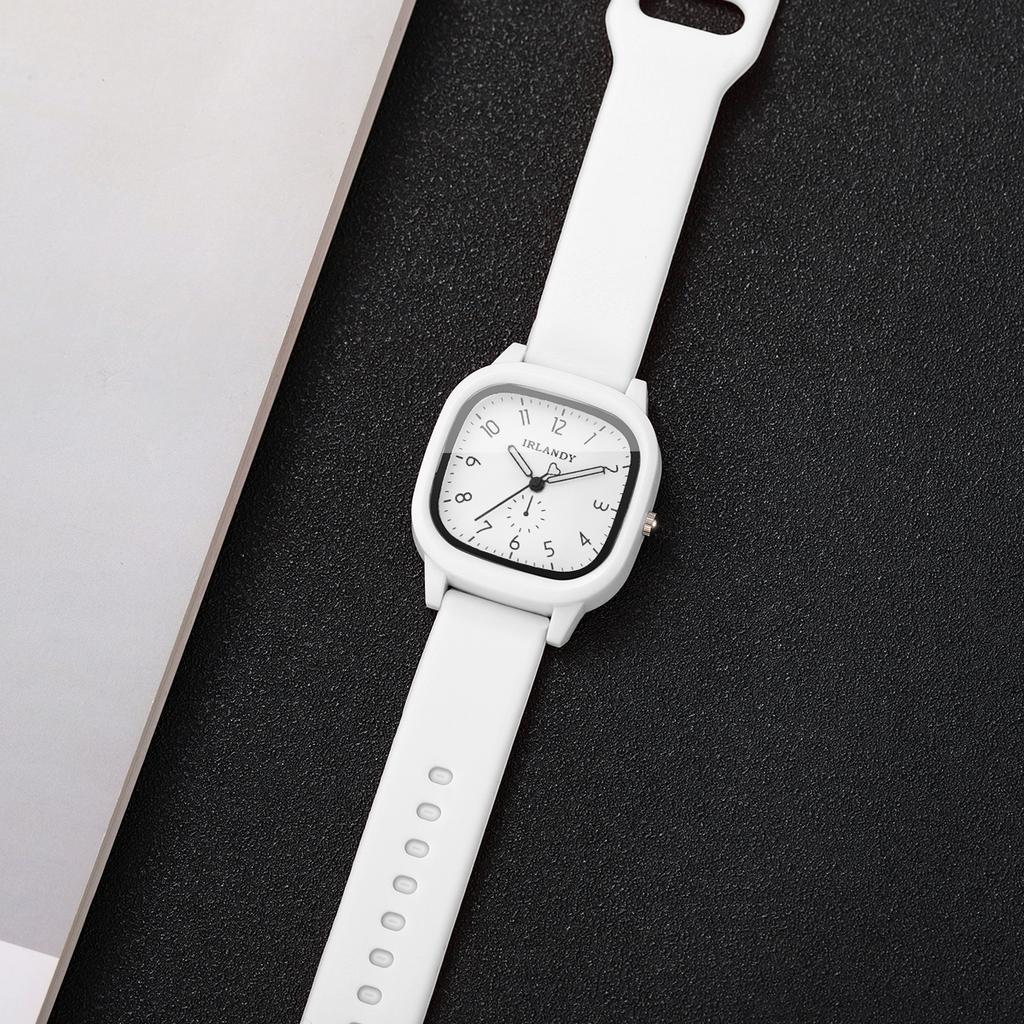 Xiaomi Fashion Silicone Strap Women Quartz Watch Simple Square Arabic Dial Ladies Wristwatches Reloj Mujer Girls Clock (Without Box)