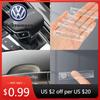 For VOLKSWAGEN VW Car Metal Emblem Window Wiper Stickers Reflective Decor Decals For Volkswagen VW Golf GTI Tiguan Jetta Transpo