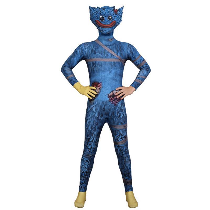 Poppy Playtime Huggy Wuggy Blood Halloween Costume For Teens And Adults