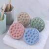1pcs Silicone Shampoo Brush Head Scalp Massage Comb Clean Scalp Thoroughly Body Massage Brush Bath Brush Salon Hairdressing Tool