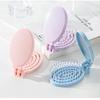 2 In1 Portable Folding Hair Comb With Mirror, Lightweight & Travel-Friendly Perfect Gift For Women & Girls