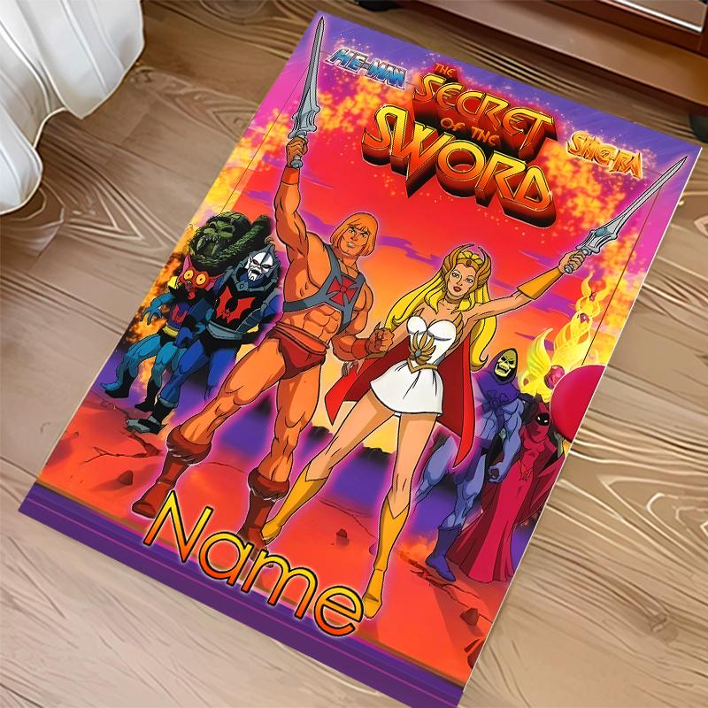 Custom personalization He-Man and the Masters of the Universe Print Area Rug - Soft, Washable Non-Slip Indoor Mat,Living Room,Home&Office Decorative R