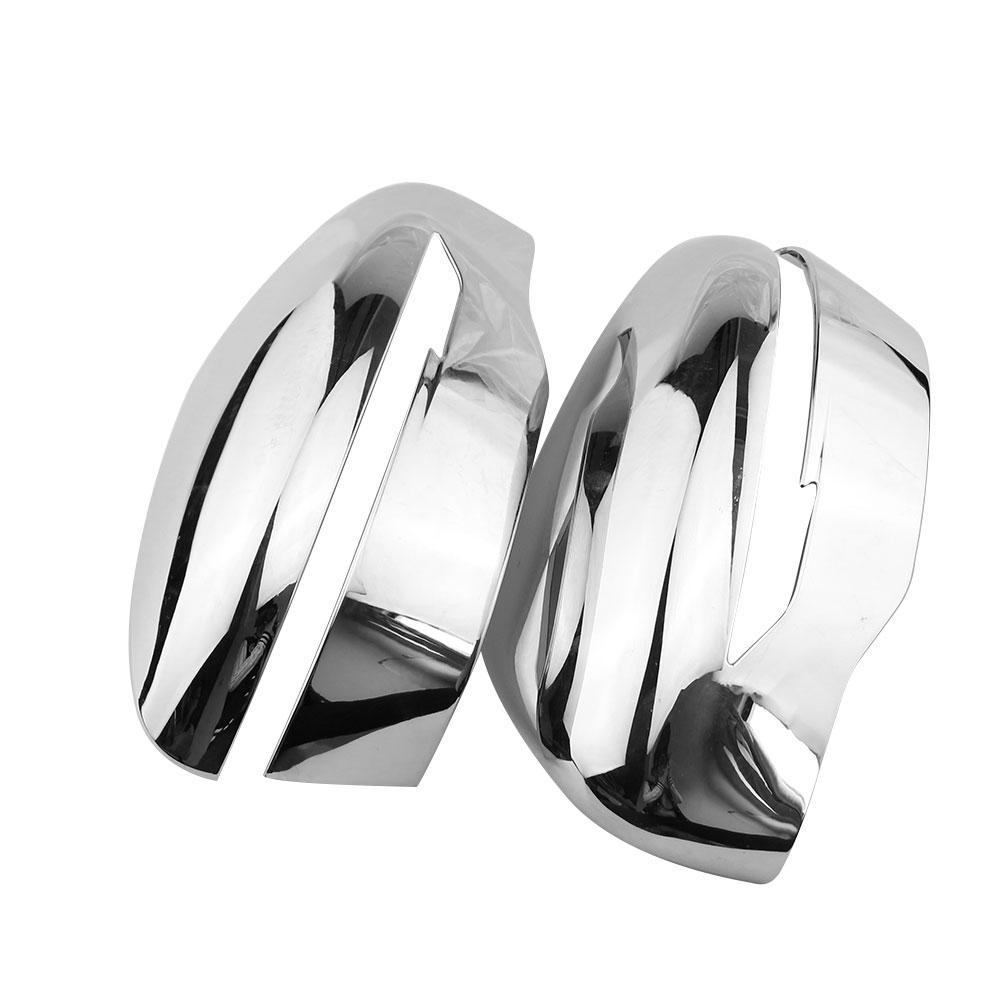 

For Nissan X-Trail Xtrail T32 Rogue 2014 - 2019 Qashqai J11 2014 - 2019 Rearview Mirror Cover Side Mirrors Sticker Accessories срібний