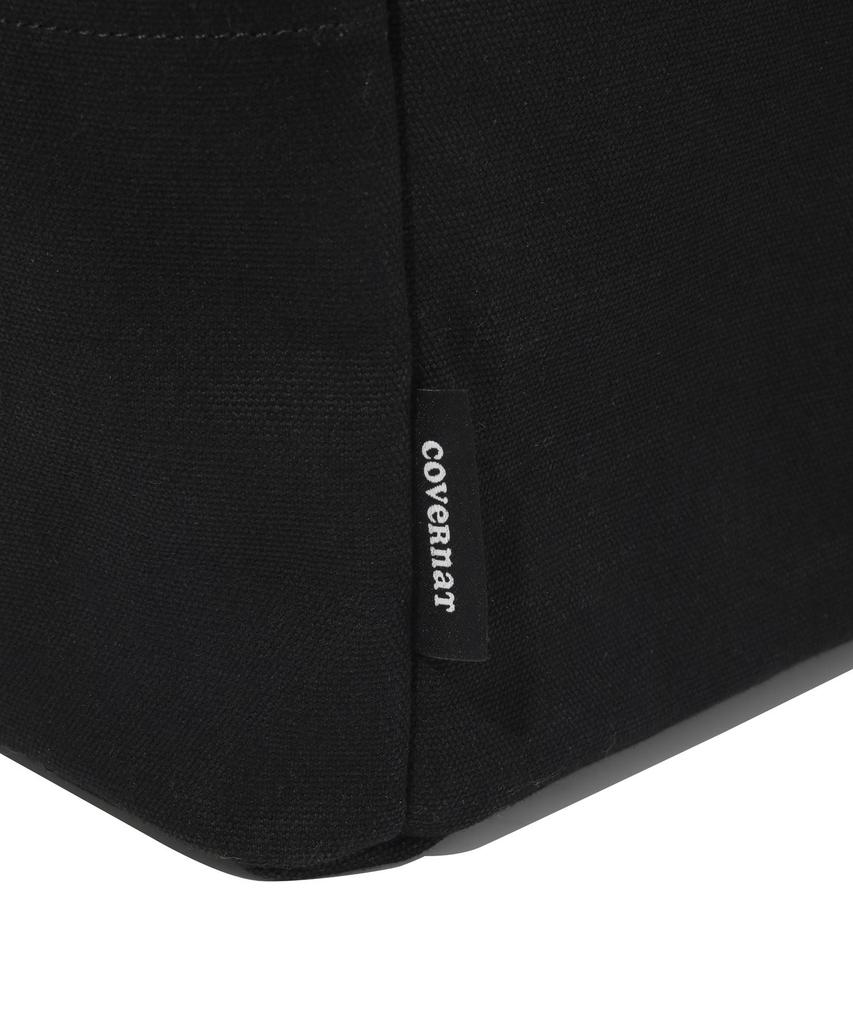 Covernat Woman Cloverheart Canvas Small Crossbody Bag Black