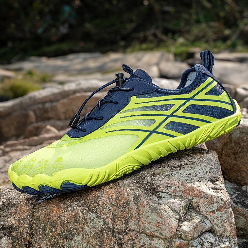 Womens Beach Shoes Summer New Diving Surfing Five Finger Anti Slip Barefoot Sweat Wicking Water Drifting Shoes for Couple