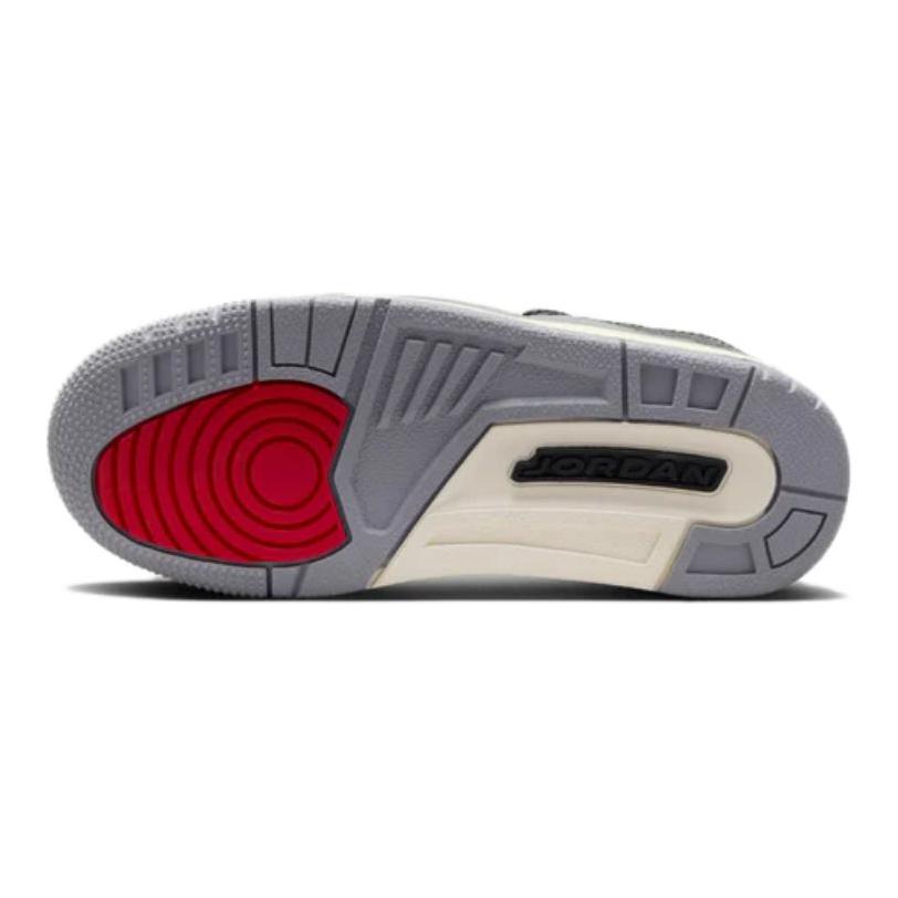 Air Jordan 3 Retro PS Cement Grey Kids Sneakers White Summit-White Fire-Red DM0966-106