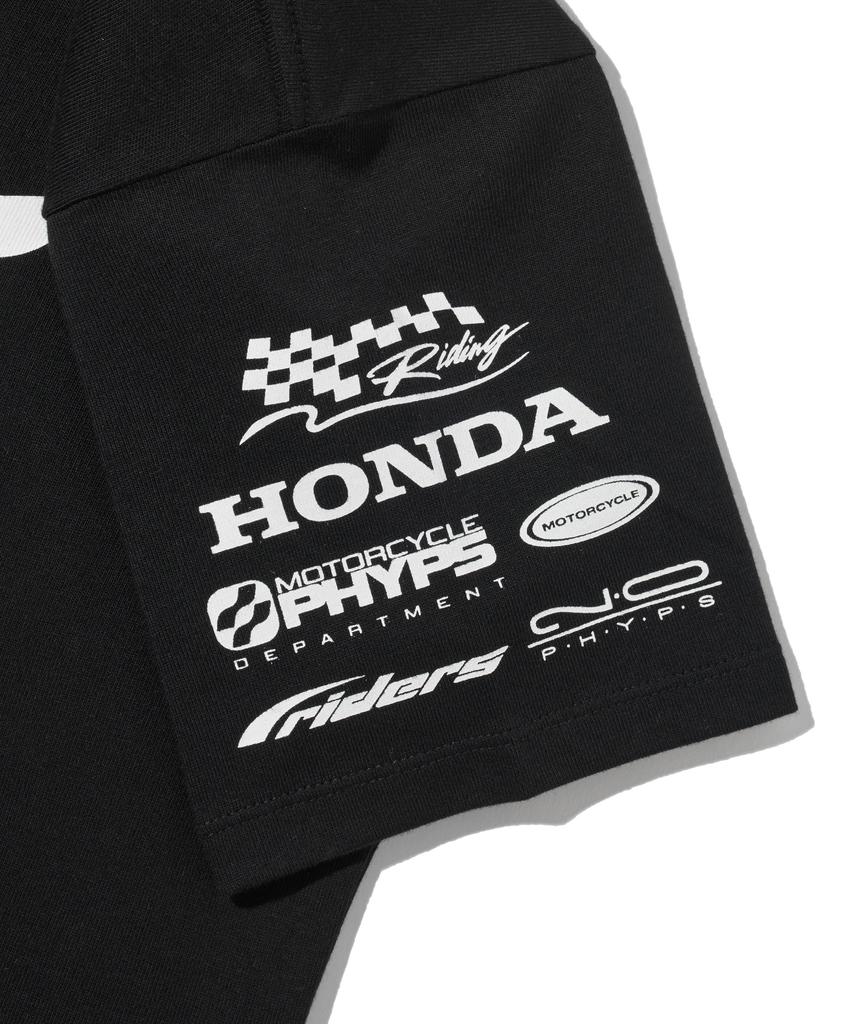 PHYPS MOTORCYCLE Womens Wing Collect Logo Short Sleeve Black