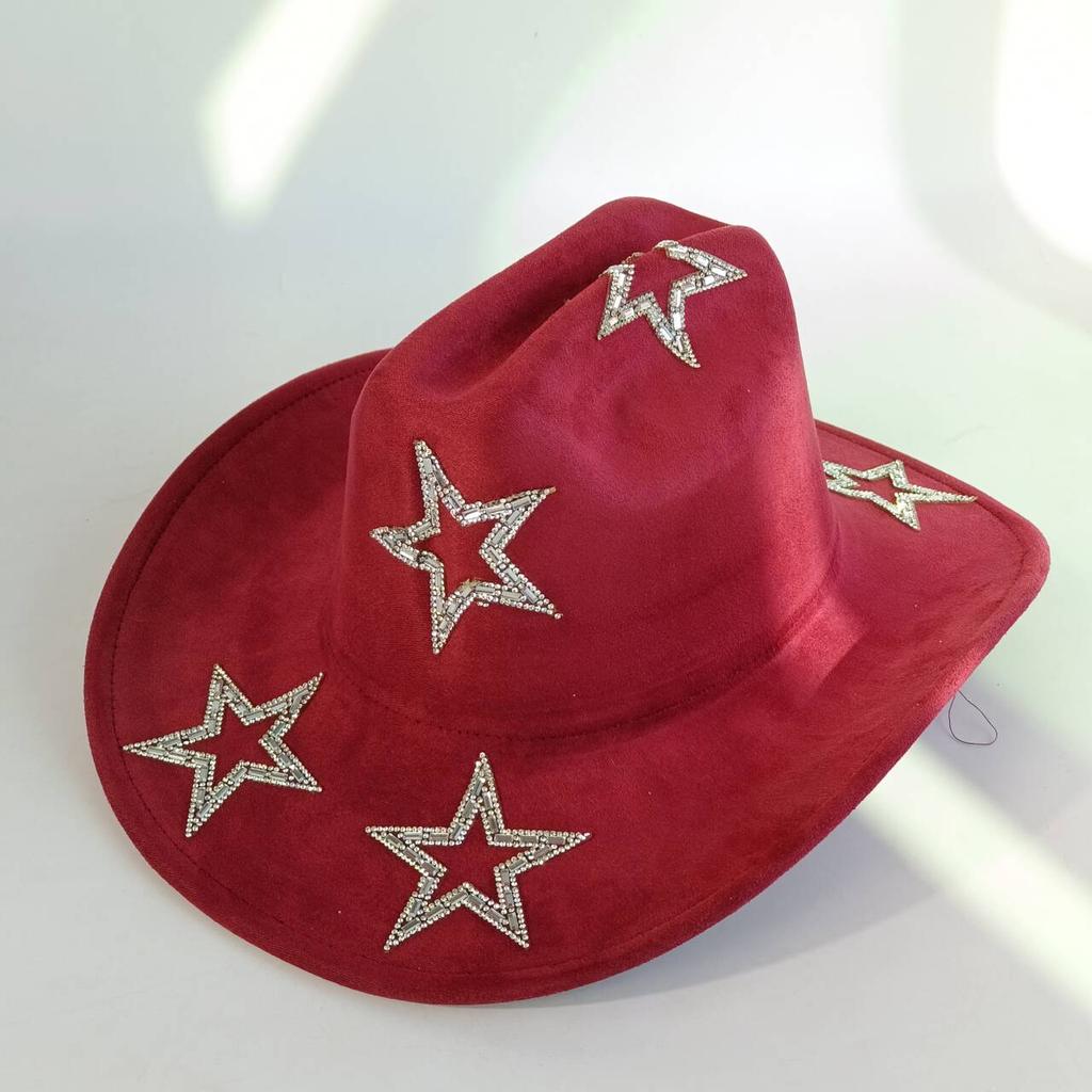 Western Cowboy Hat Imitation Leather Accessories Men and Women Jazz Cowboy Hat Wide Brim Suede Fedora Hat Wide Brim Hat Men2026