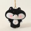 Cute Squirrel Plush Keychain Healing Stress Relief Bag Charm Birthday Gift for Girls