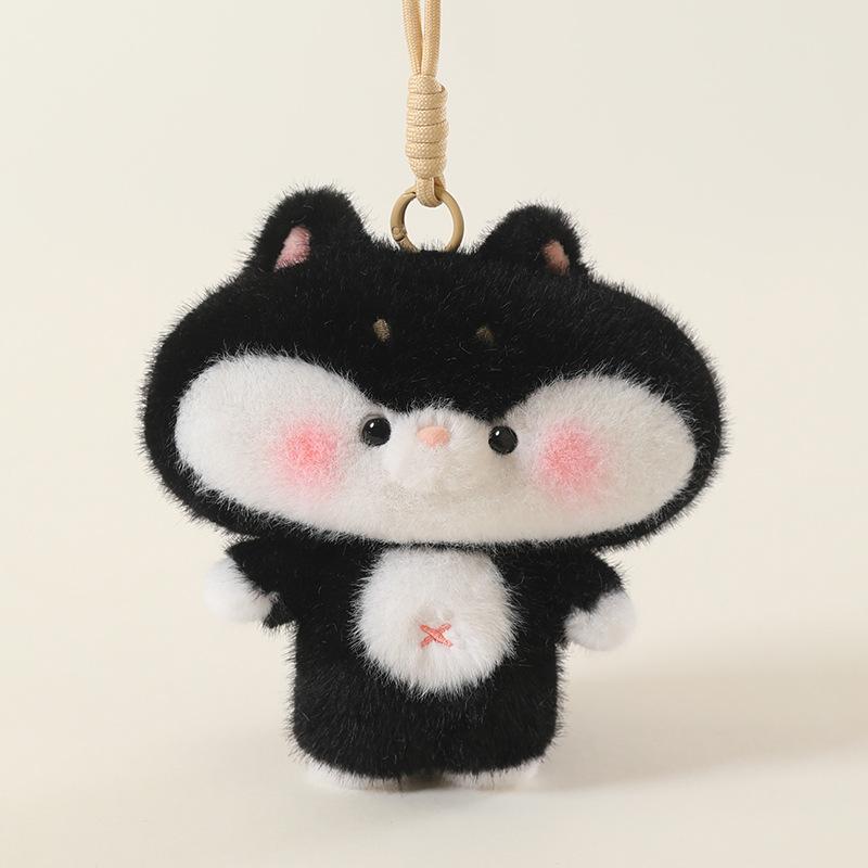 Cute Squirrel Plush Keychain Healing Stress Relief Bag Charm Birthday Gift for Girls