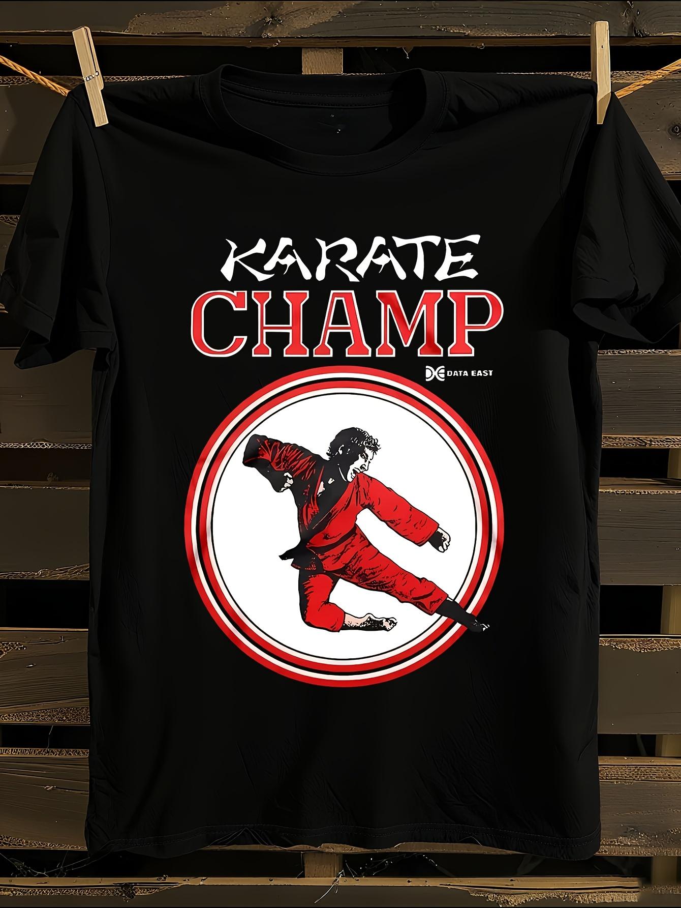 Karate Champ Graphic Black T-shirt XXXL