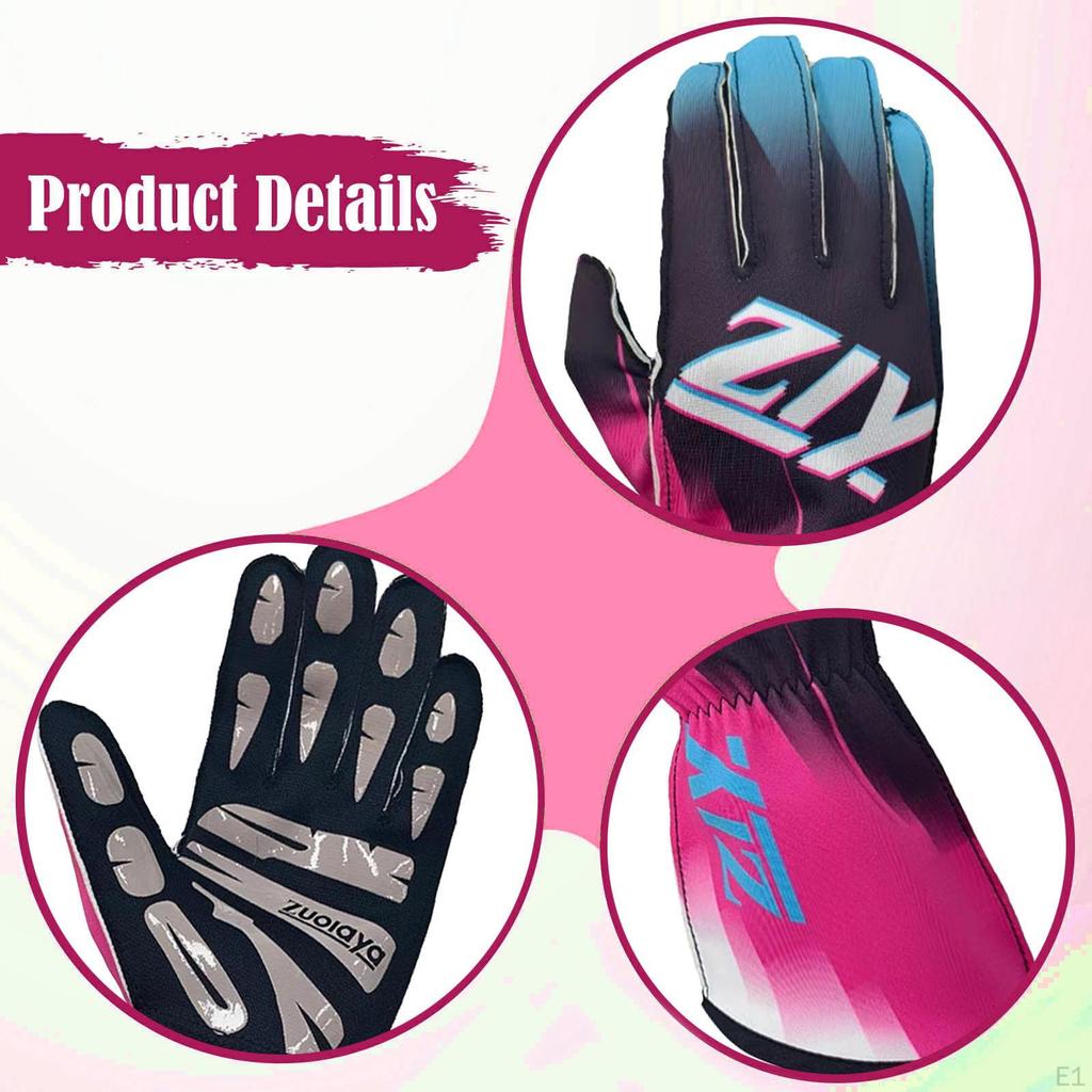 Motokárové rukavice Herní Vysoce elastické Pohodlné Prodyšné Dlouhé Protiskluzový Úchop pro Hry Řízení