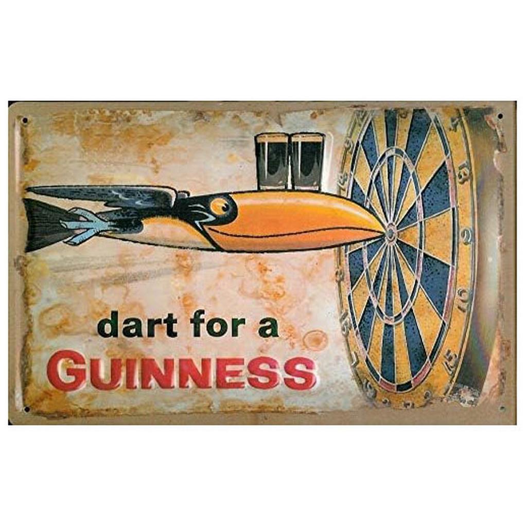 Darts Metal Tin Sign Jusit The Tip Wall Decoration Plaque Vintage Poster Iron Painting for Man Cave Home Cafe Game Room Club
