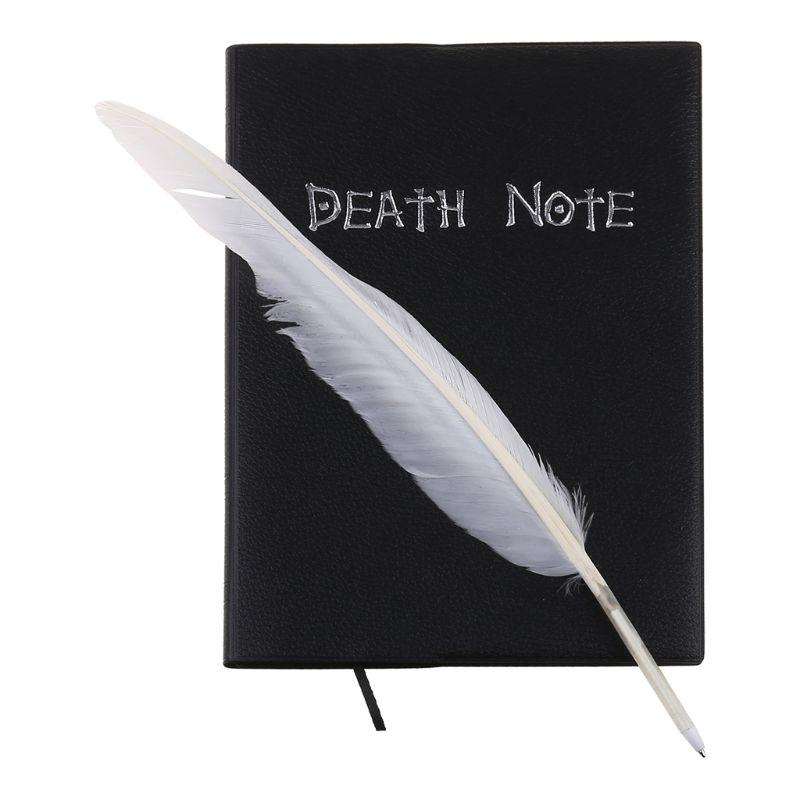 Death Note Cosplay Notebook /& Feather Pen Book Japan Anime Writing Journal 2021