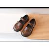 Fashion Retro Girls Small Leather Shoes Spring and Autumn New Children's Shoes Little Girl Princess Shoes Soft-soled Casual Shoes