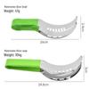 Stainless Steel Double-Headed Fruit Baller & Carving Knife with Watermelon Flesh Remover Spoon