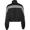 Adidas Elastic Hem Casual Half-Zip Knit Jacket Women Jackets Black IB4153