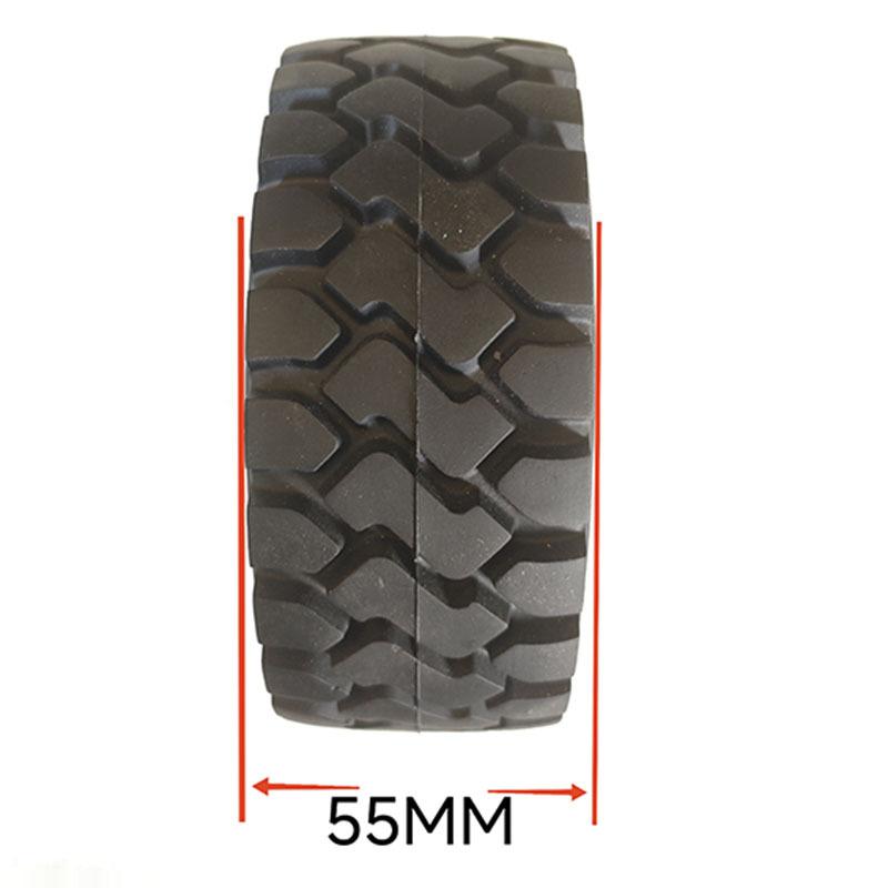 JDM-82 2pcs Outer Diameter 137mm Tire for 1/14 RC Truck Forklift Model Tires Loader Model Tires