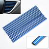 10 pieces of 7.87-inch automotive air conditioner vent decorative strips U-shaped decorative strips