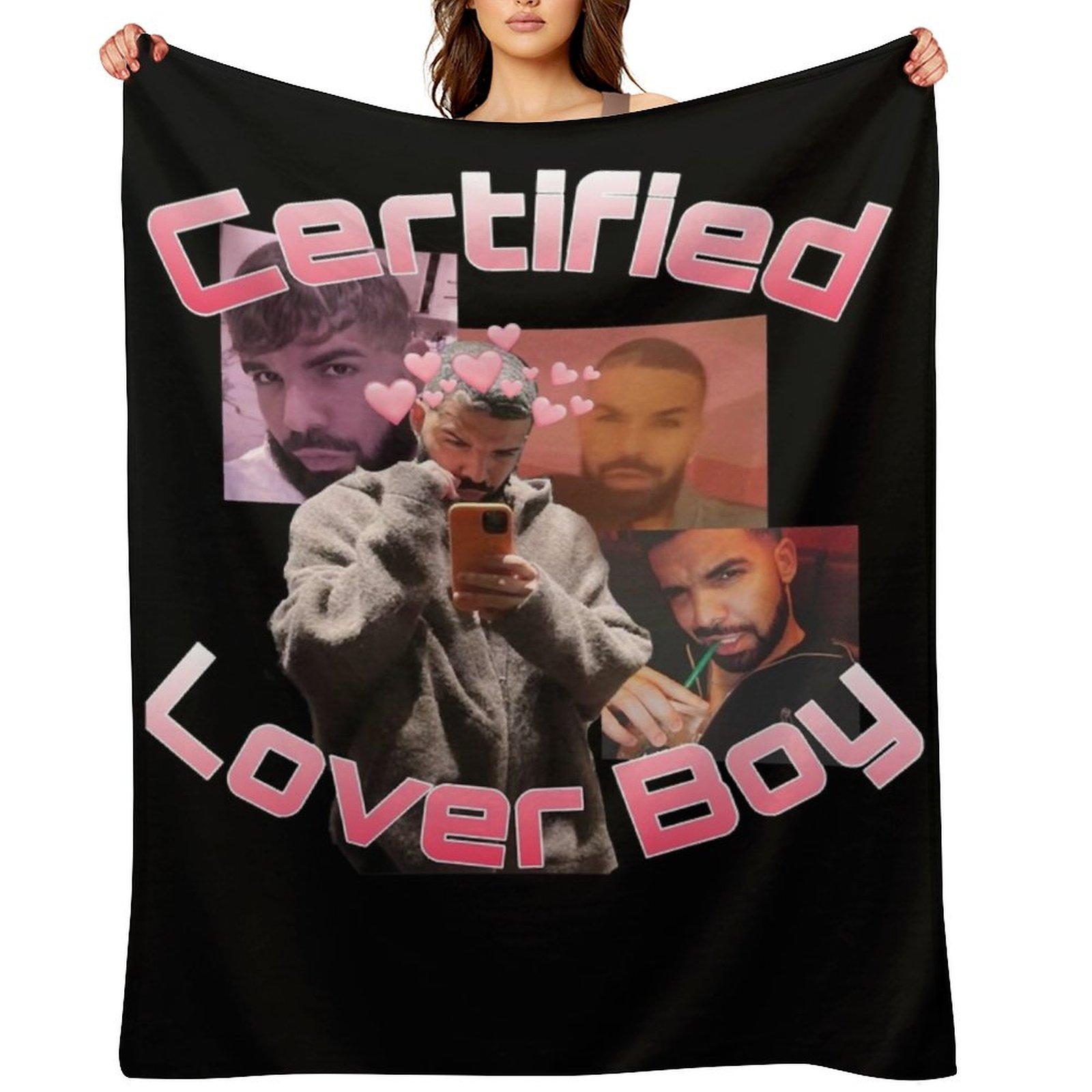 

Certified Lover Boy BBL Drake Throw Blanket Large Decorative Sofas Sleeping Bag Thermals For Travel Blankets 30x40in