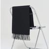 Dal Cashmere Premium Cashmere Scarf 30cm Black