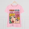 Pop Art Style Women’s Tee – Bold Graphic Shirt for Fun & Casual Outfits