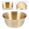 Buddhist Copper Offering Bowl Exquisite Carved Painted Design Round Smooth Edges Multi Functional Home Temple Worship Decoration
