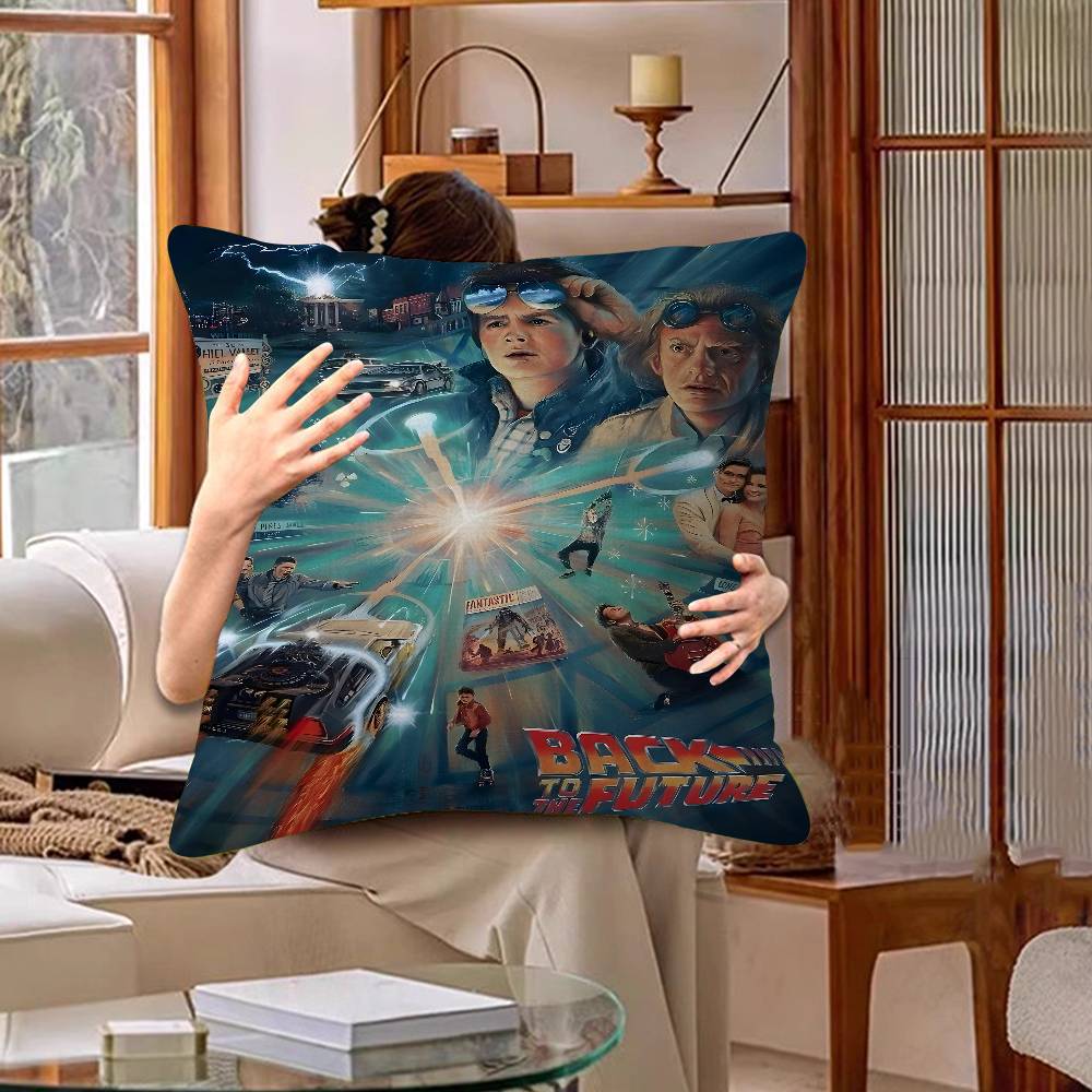 Movie BBack To The Future Cushion Cover Decorative Pillow Sofa Home Decor case pillow cases