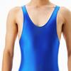 Herren Overall Sexy Skinny Ärmellos Seidig Hohe Elastizität Nachtwäsche Einfarbige Herren Bodysuit Glatte Unterwäsche Tägliche Kleidung