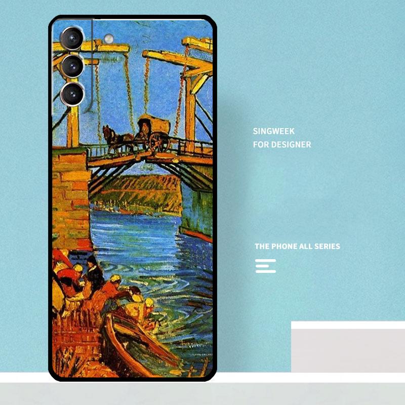 

Van Gogh Starry Night Case For Samsung Galaxy S25 Ultra S20 S21 S22 S23 S24 Ultra S9 S10 Plus S25 FE Phone Cover Galaxy S23 Plus