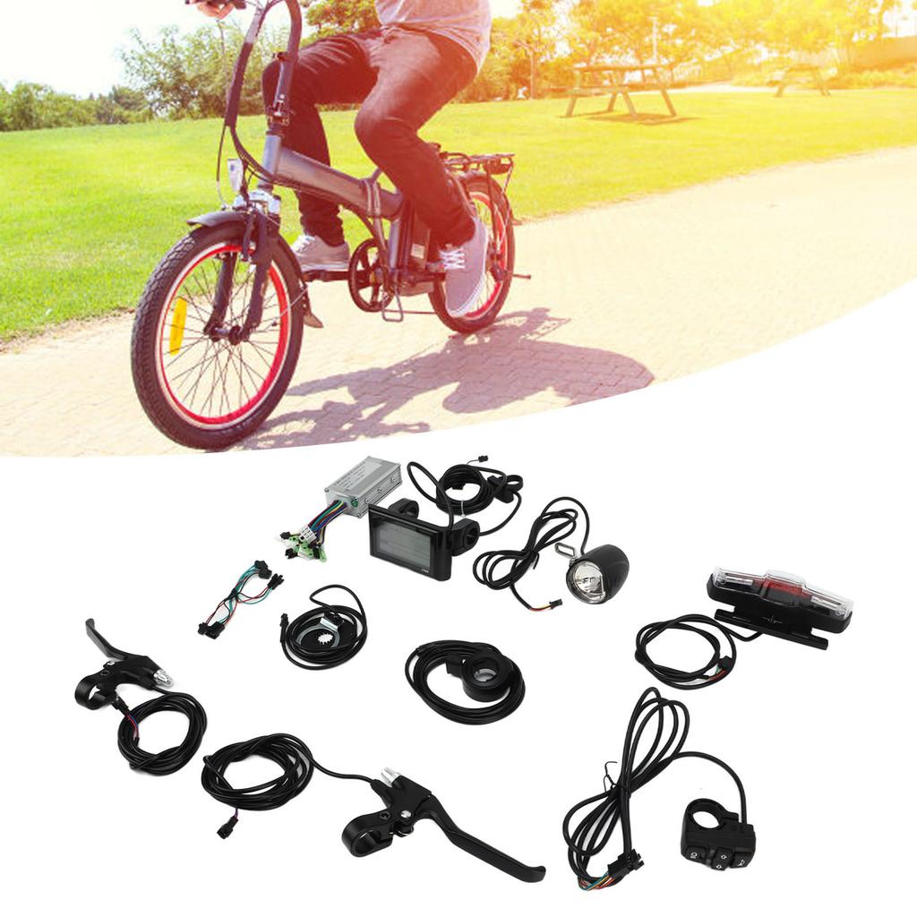 36V 48V 17A Bike Modified Controller S900 Dispaly Panel Electric Bike Conversion Kit for 250W?350W Gear Motor