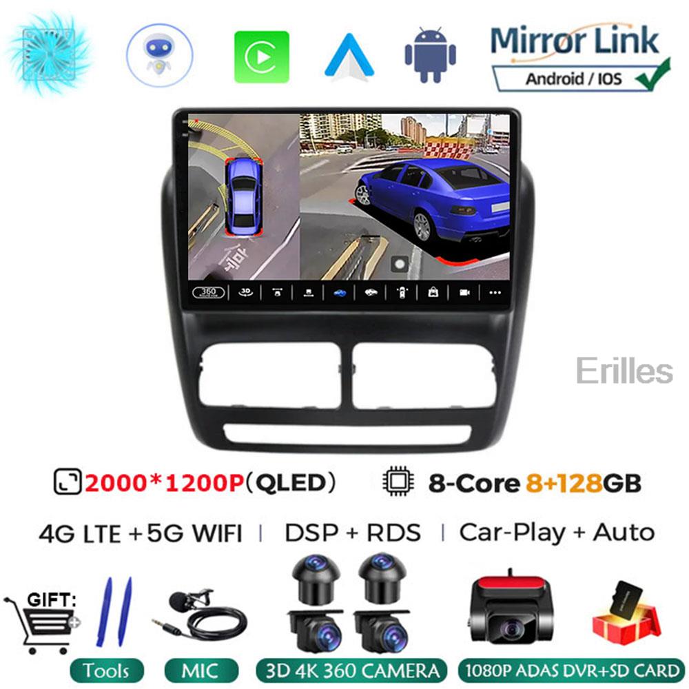 Android 14 Car Radio For FIAT DOBLO / OPEL COMBO TOUR 2010-2015 GPS Navi 1280*720 QLED DSP Carplay Multimedia Player NO DVD