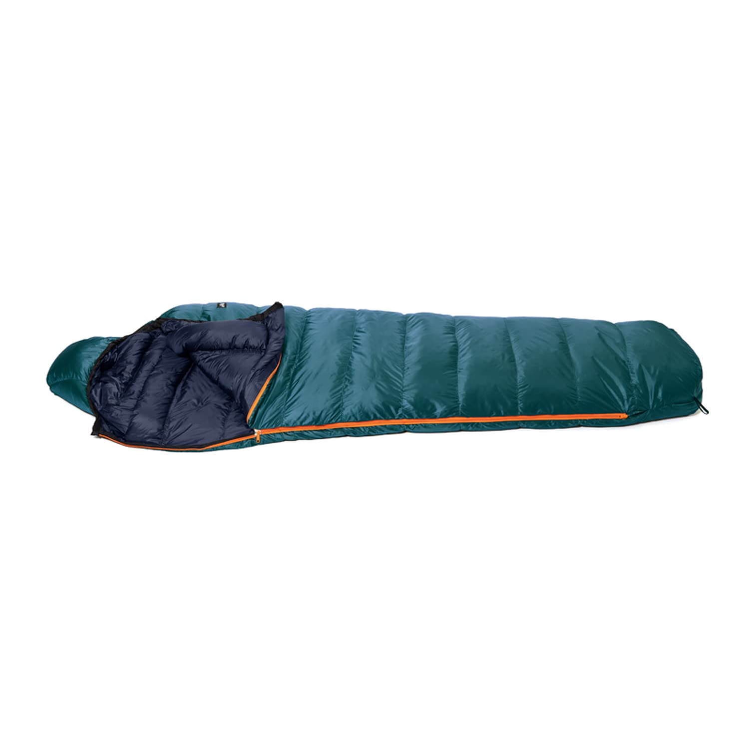 

PuroMonte DL603 Headless Compact Down Sleeping Teal Green x Navy Water-Repellent Bag, 600g,